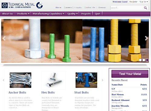 SEO friendly webdesign for industrial wholesalers