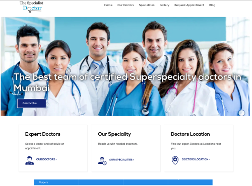 Doctor Web Site Designing