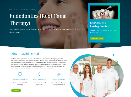 Dentist Website designing & SEO